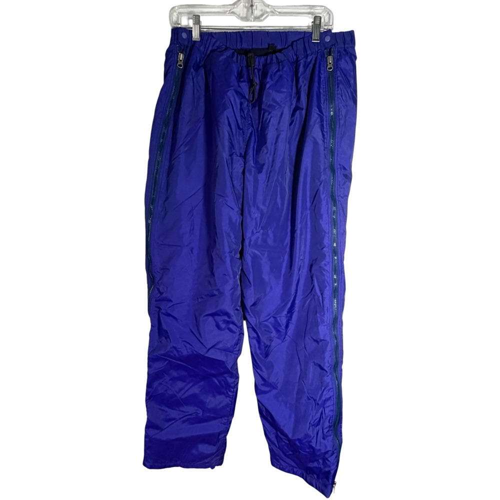 Vintage 90's Patagonia Men's Side Zip Fleece Lined‎ Pants USA 42181 Purple XL
